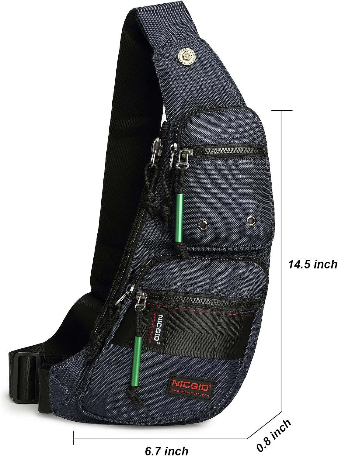 Sling Bag Chest Shoulder Backpack Crossbody Bags Casual Daypack for Men Women