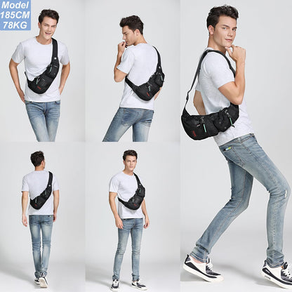Sling Bag Chest Shoulder Backpack Crossbody Bags Casual Daypack for Men Women