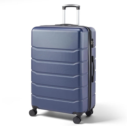 Hardside Carry-On Luggage, Expandable Portable Hardshell Luggage with Spinner Wheels, Lightweight Suitcase TSA Lock, 20 Inch, Black