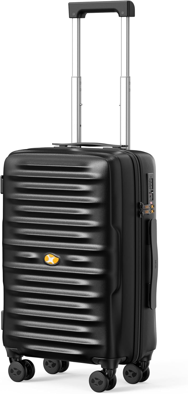 Carry On Luggage 22x14x9 Airline Approved, Hard Suitcases with Spinner Wheels, Polycarbonate Lightweight Luggage, TSA Approved, 20 Inch Carry-On, Blue