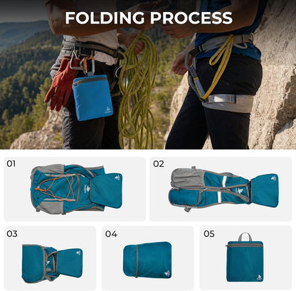14L Small Hiking Backpack,Lightweight Packable Travel Daypack for Men Women | Quick Phone Pocket, Breathable Material, Water Resistant, Adjustable Straps, Emergency Whistle, Commuting Cycling