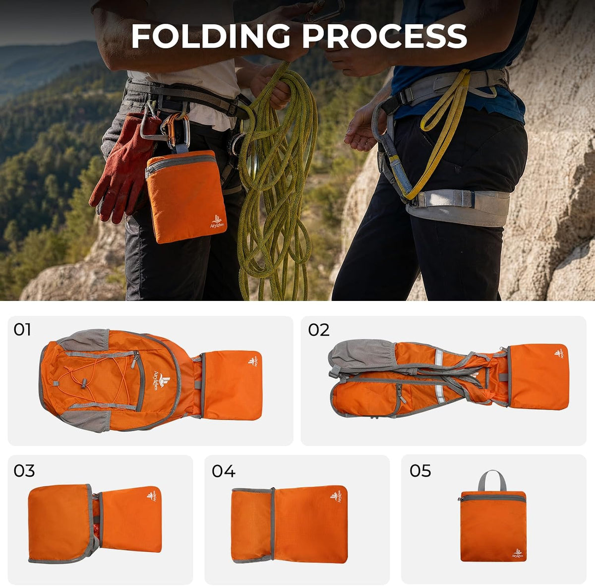 14L Small Hiking Backpack,Lightweight Packable Travel Daypack for Men Women | Quick Phone Pocket, Breathable Material, Water Resistant, Adjustable Straps, Emergency Whistle, Commuting Cycling