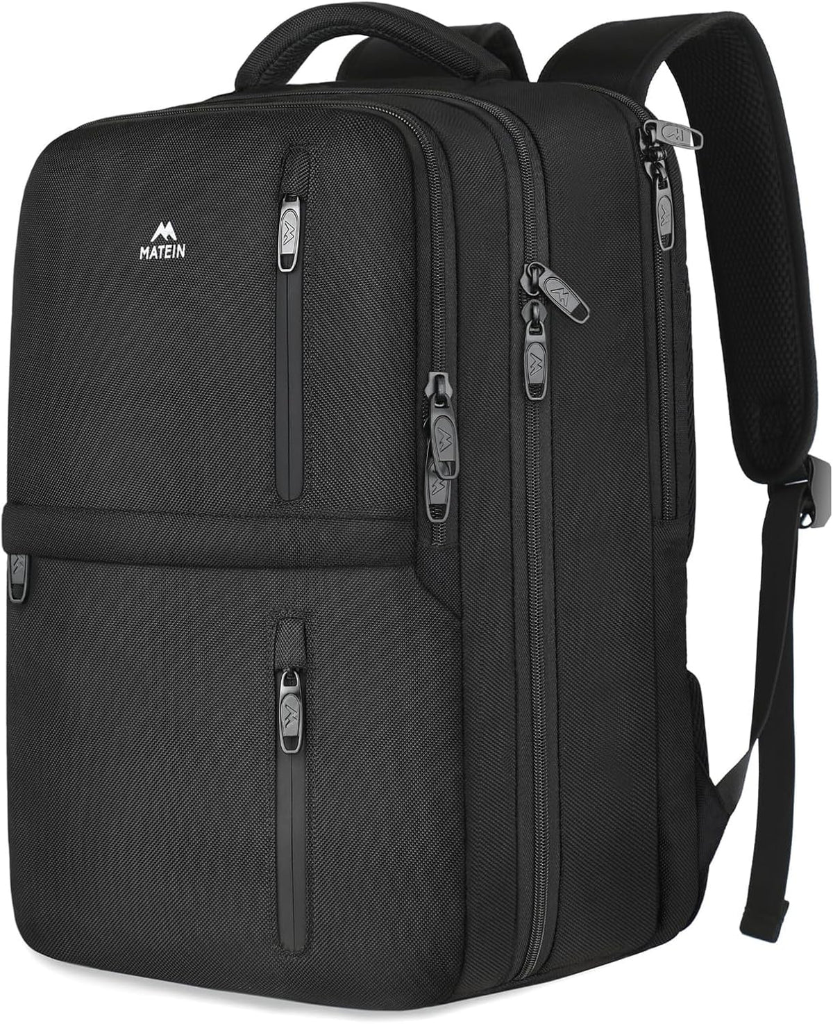 Carry on Travel Laptop Backpack, Large Personal Item Travel Backpack | Flight Approved, Shoe Compartment, Water Resistant, Weekender Overnight Bag, Fit 17 Inch Laptop, Green