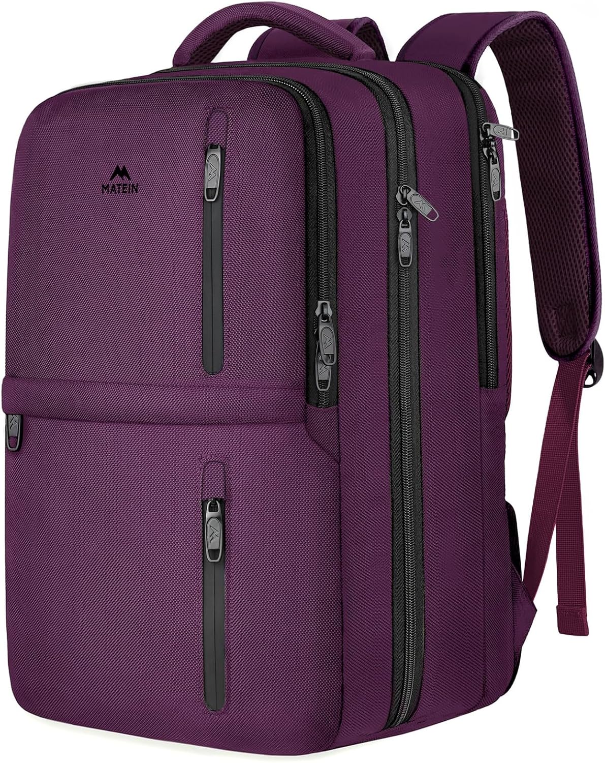 Carry on Travel Laptop Backpack, Large Personal Item Travel Backpack | Flight Approved, Shoe Compartment, Water Resistant, Weekender Overnight Bag, Fit 17 Inch Laptop, Green