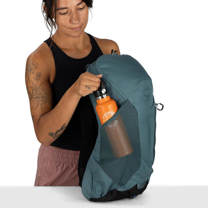 Hikelite LT 30L Hiking Backpack - Lightweight Travel Daypack with Rain Cover for Men and Women, Cascade Blue