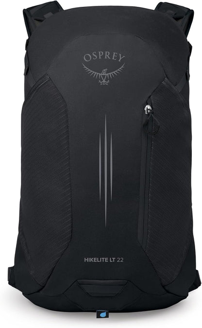 Hikelite LT 30L Hiking Backpack - Lightweight Travel Daypack with Rain Cover for Men and Women, Cascade Blue