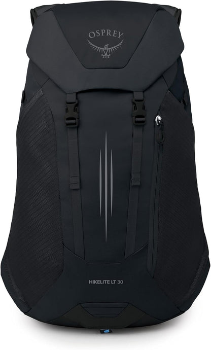 Hikelite LT 30L Hiking Backpack - Lightweight Travel Daypack with Rain Cover for Men and Women, Cascade Blue