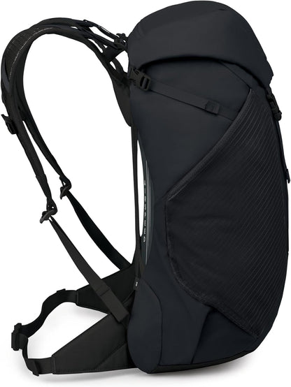 Hikelite LT 30L Hiking Backpack - Lightweight Travel Daypack with Rain Cover for Men and Women, Cascade Blue