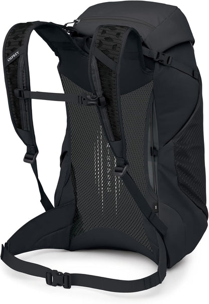 Hikelite LT 30L Hiking Backpack - Lightweight Travel Daypack with Rain Cover for Men and Women, Cascade Blue