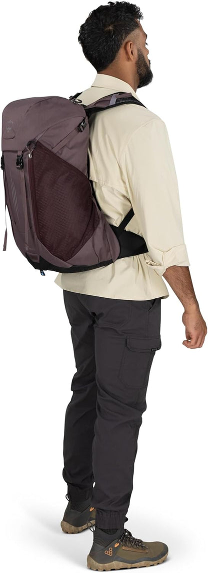 Hikelite LT 30L Hiking Backpack - Lightweight Travel Daypack with Rain Cover for Men and Women, Cascade Blue