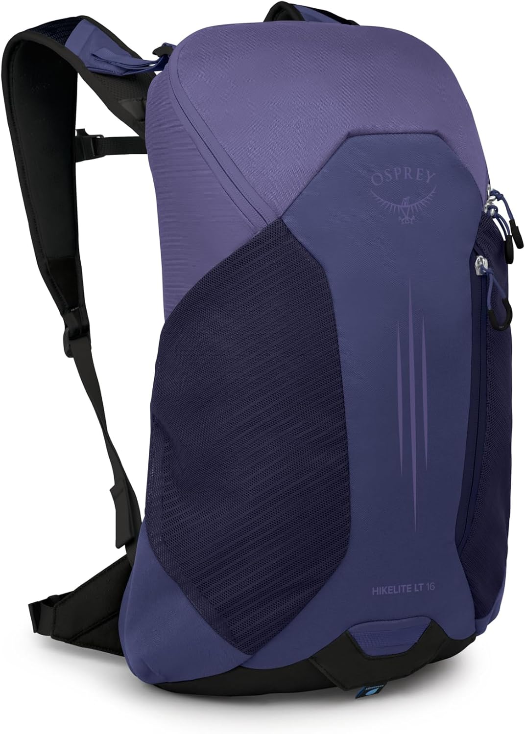 Hikelite LT 30L Hiking Backpack - Lightweight Travel Daypack with Rain Cover for Men and Women, Cascade Blue