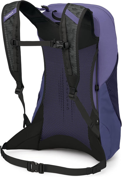 Hikelite LT 30L Hiking Backpack - Lightweight Travel Daypack with Rain Cover for Men and Women, Cascade Blue