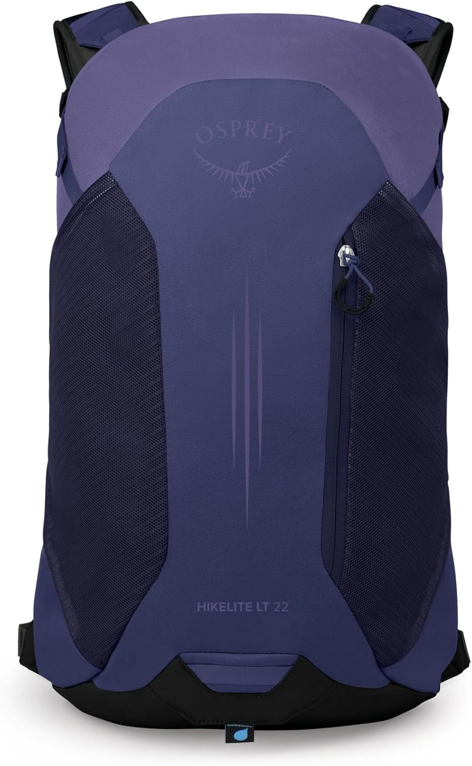 Hikelite LT 30L Hiking Backpack - Lightweight Travel Daypack with Rain Cover for Men and Women, Cascade Blue