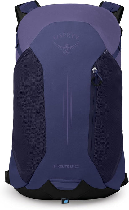 Hikelite LT 30L Hiking Backpack - Lightweight Travel Daypack with Rain Cover for Men and Women, Cascade Blue