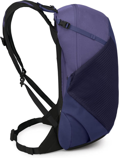Hikelite LT 30L Hiking Backpack - Lightweight Travel Daypack with Rain Cover for Men and Women, Cascade Blue