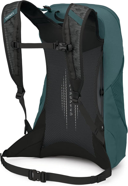 Hikelite LT 30L Hiking Backpack - Lightweight Travel Daypack with Rain Cover for Men and Women, Cascade Blue