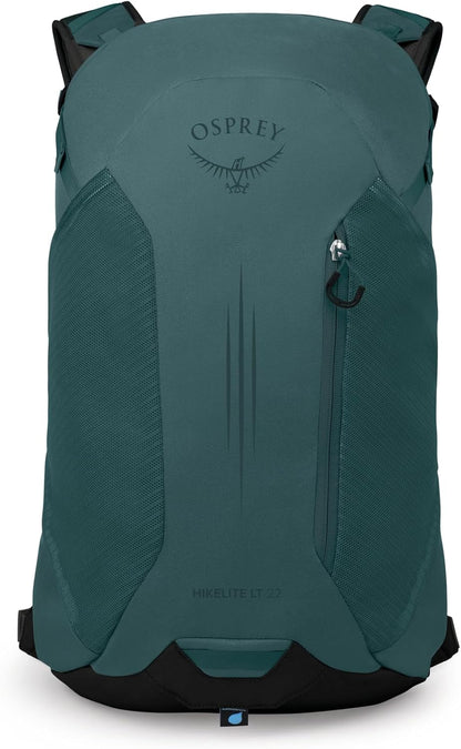 Hikelite LT 30L Hiking Backpack - Lightweight Travel Daypack with Rain Cover for Men and Women, Cascade Blue
