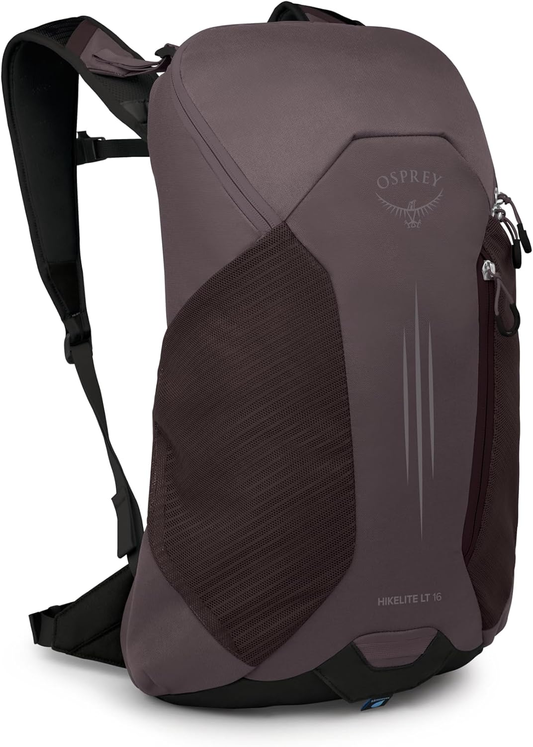 Hikelite LT 30L Hiking Backpack - Lightweight Travel Daypack with Rain Cover for Men and Women, Cascade Blue