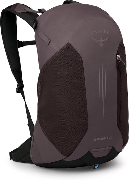 Hikelite LT 30L Hiking Backpack - Lightweight Travel Daypack with Rain Cover for Men and Women, Cascade Blue