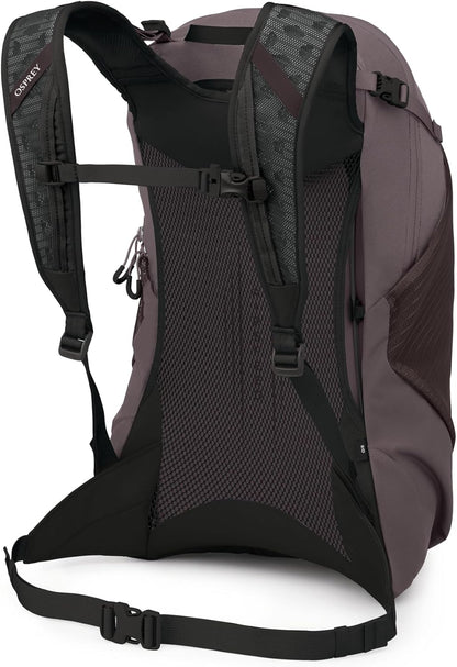 Hikelite LT 30L Hiking Backpack - Lightweight Travel Daypack with Rain Cover for Men and Women, Cascade Blue