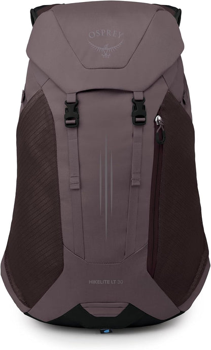 Hikelite LT 30L Hiking Backpack - Lightweight Travel Daypack with Rain Cover for Men and Women, Cascade Blue