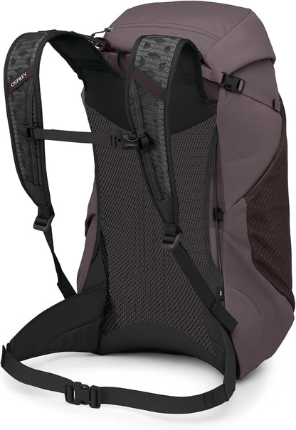Hikelite LT 30L Hiking Backpack - Lightweight Travel Daypack with Rain Cover for Men and Women, Cascade Blue