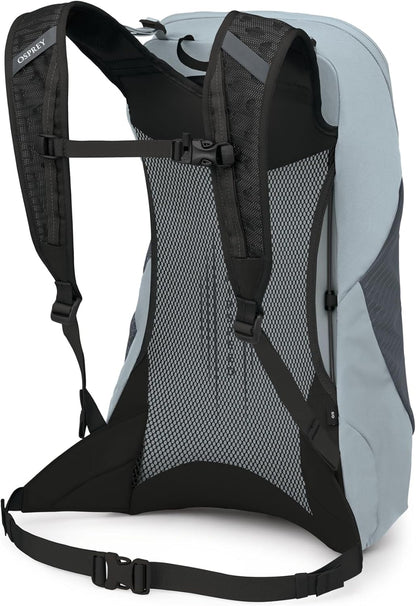 Hikelite LT 30L Hiking Backpack - Lightweight Travel Daypack with Rain Cover for Men and Women, Cascade Blue
