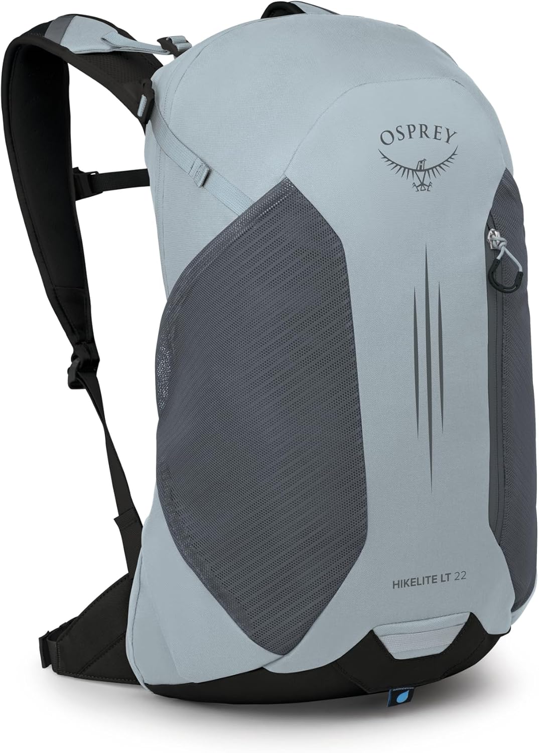 Hikelite LT 30L Hiking Backpack - Lightweight Travel Daypack with Rain Cover for Men and Women, Cascade Blue