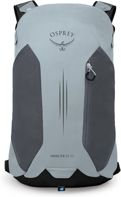 Hikelite LT 30L Hiking Backpack - Lightweight Travel Daypack with Rain Cover for Men and Women, Cascade Blue