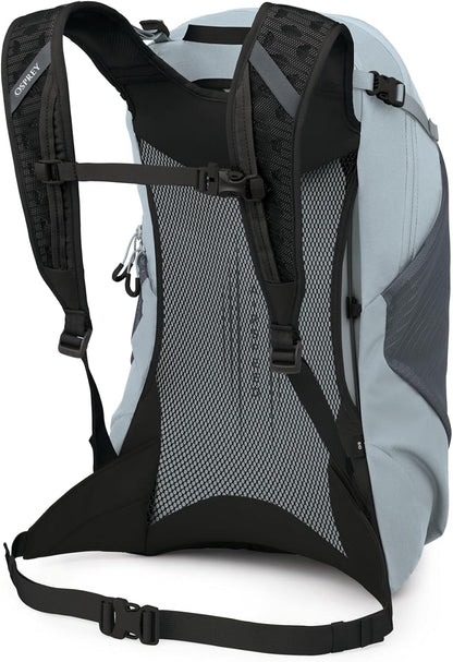 Hikelite LT 30L Hiking Backpack - Lightweight Travel Daypack with Rain Cover for Men and Women, Cascade Blue