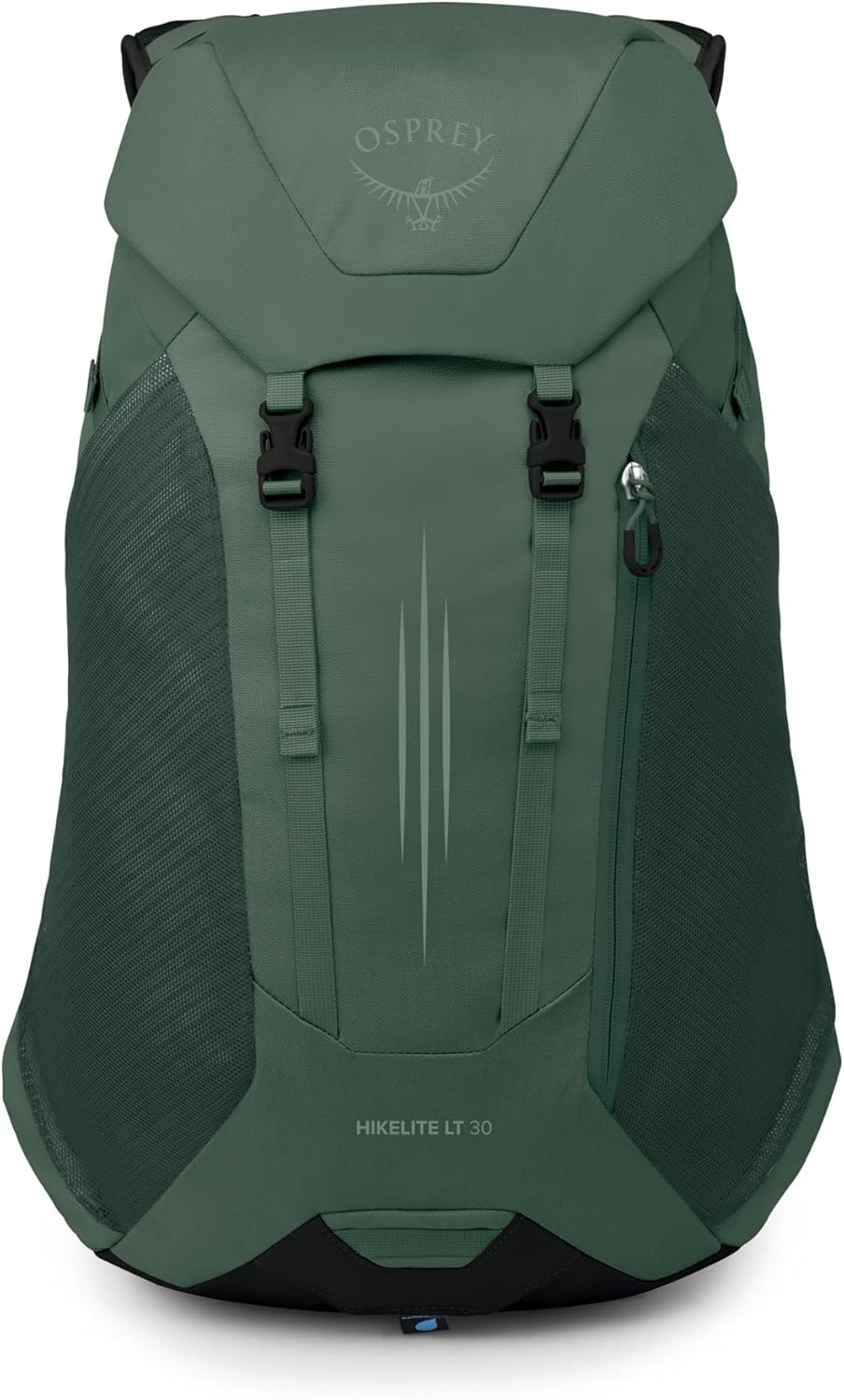 Hikelite LT 30L Hiking Backpack - Lightweight Travel Daypack with Rain Cover for Men and Women, Cascade Blue