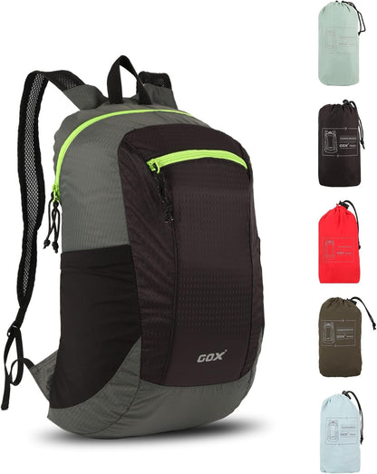 Foldable 20l Backpack For Travel Lightweight Hiking Packable Daypack for Men Travel Camping Outdoor Bag Women (Jasper)