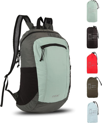 Foldable 20l Backpack For Travel Lightweight Hiking Packable Daypack for Men Travel Camping Outdoor Bag Women (Jasper)