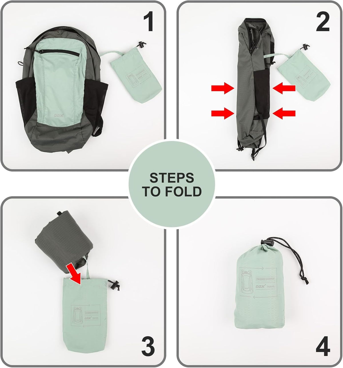 Foldable 20l Backpack For Travel Lightweight Hiking Packable Daypack for Men Travel Camping Outdoor Bag Women (Jasper)