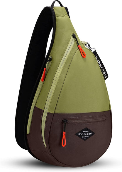 Esprit, Sling Backpack, 10L Travel Bag, Right-Handed Shoulder Sling Purse, Crossbody Backpack, Travel Gifts, RFID Protection (Chromatic)