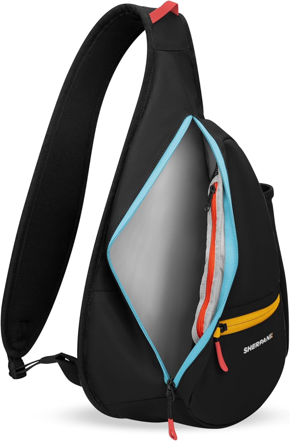 Esprit, Sling Backpack, 10L Travel Bag, Right-Handed Shoulder Sling Purse, Crossbody Backpack, Travel Gifts, RFID Protection (Chromatic)