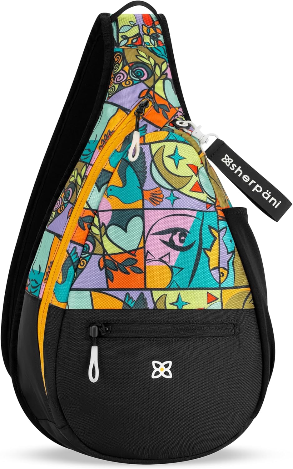 Esprit, Sling Backpack, 10L Travel Bag, Right-Handed Shoulder Sling Purse, Crossbody Backpack, Travel Gifts, RFID Protection (Chromatic)