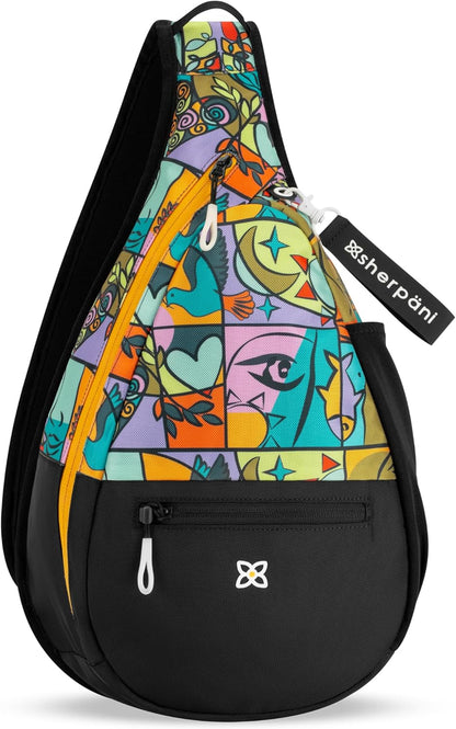 Esprit, Sling Backpack, 10L Travel Bag, Right-Handed Shoulder Sling Purse, Crossbody Backpack, Travel Gifts, RFID Protection (Chromatic)