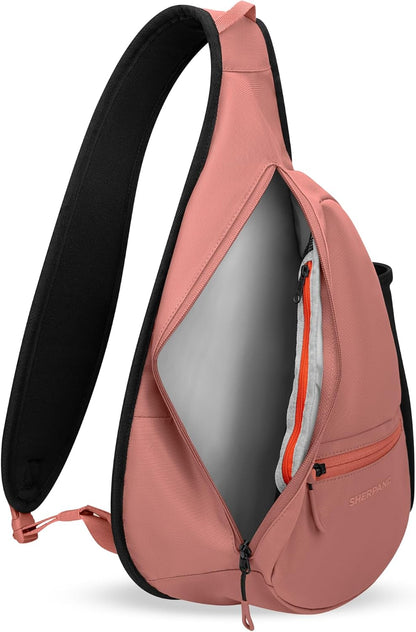 Esprit, Sling Backpack, 10L Travel Bag, Right-Handed Shoulder Sling Purse, Crossbody Backpack, Travel Gifts, RFID Protection (Chromatic)