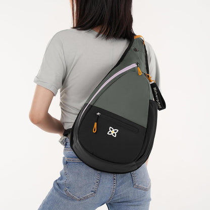 Esprit, Sling Backpack, 10L Travel Bag, Right-Handed Shoulder Sling Purse, Crossbody Backpack, Travel Gifts, RFID Protection (Chromatic)