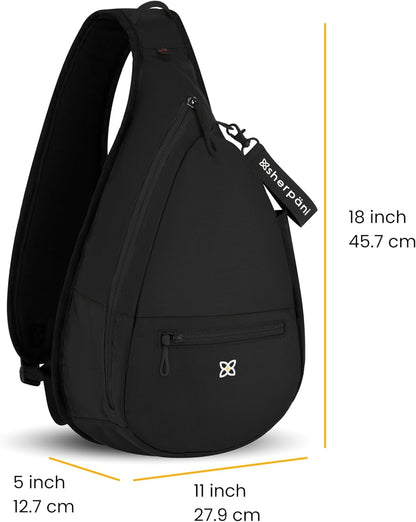 Esprit, Sling Backpack, 10L Travel Bag, Right-Handed Shoulder Sling Purse, Crossbody Backpack, Travel Gifts, RFID Protection (Chromatic)