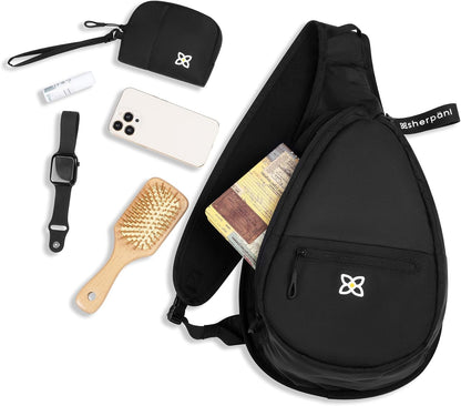 Esprit, Sling Backpack, 10L Travel Bag, Right-Handed Shoulder Sling Purse, Crossbody Backpack, Travel Gifts, RFID Protection (Chromatic)