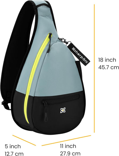Esprit, Sling Backpack, 10L Travel Bag, Right-Handed Shoulder Sling Purse, Crossbody Backpack, Travel Gifts, RFID Protection (Chromatic)