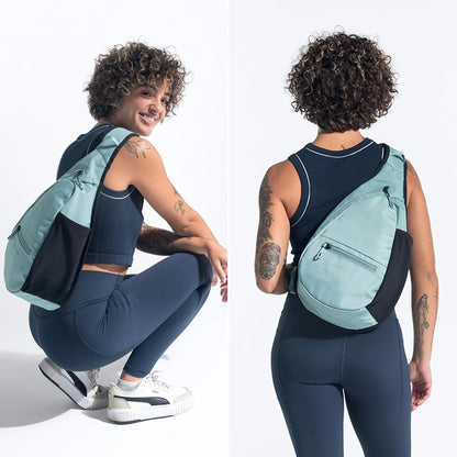 Esprit, Sling Backpack, 10L Travel Bag, Right-Handed Shoulder Sling Purse, Crossbody Backpack, Travel Gifts, RFID Protection (Chromatic)