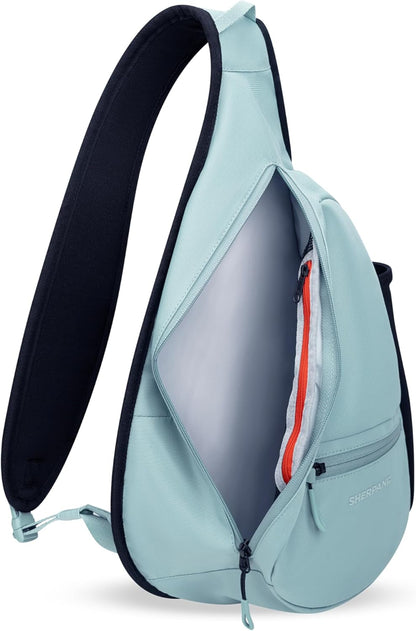 Esprit, Sling Backpack, 10L Travel Bag, Right-Handed Shoulder Sling Purse, Crossbody Backpack, Travel Gifts, RFID Protection (Chromatic)