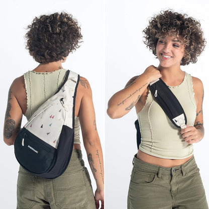 Esprit, Sling Backpack, 10L Travel Bag, Right-Handed Shoulder Sling Purse, Crossbody Backpack, Travel Gifts, RFID Protection (Chromatic)