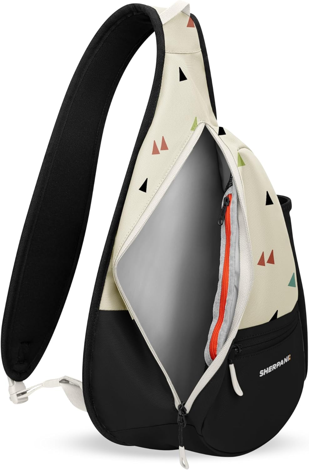 Esprit, Sling Backpack, 10L Travel Bag, Right-Handed Shoulder Sling Purse, Crossbody Backpack, Travel Gifts, RFID Protection (Chromatic)