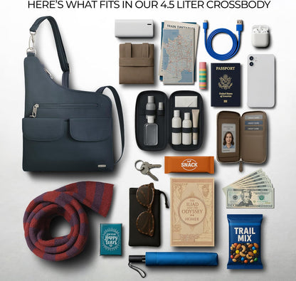 Anti-Theft Classic Crossbody Bag
