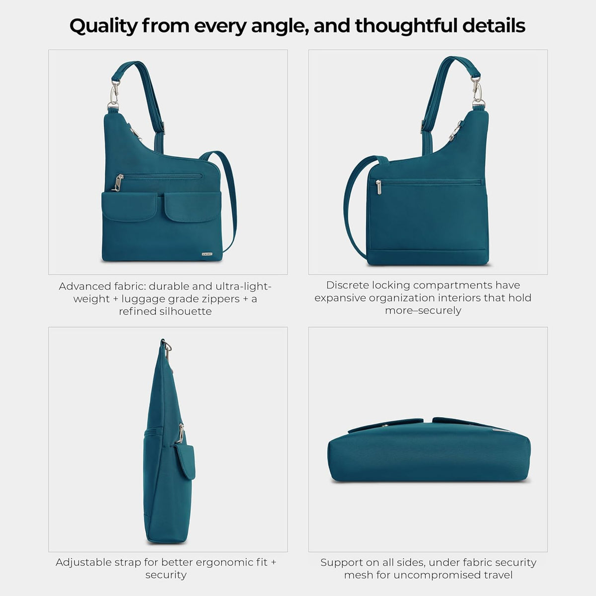 Anti-Theft Classic Crossbody Bag