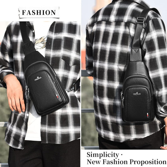 sling Backpack for Men Chest Bag Crossbody Shoulder Bags Travel Bag Purse for Men with Water Resistant